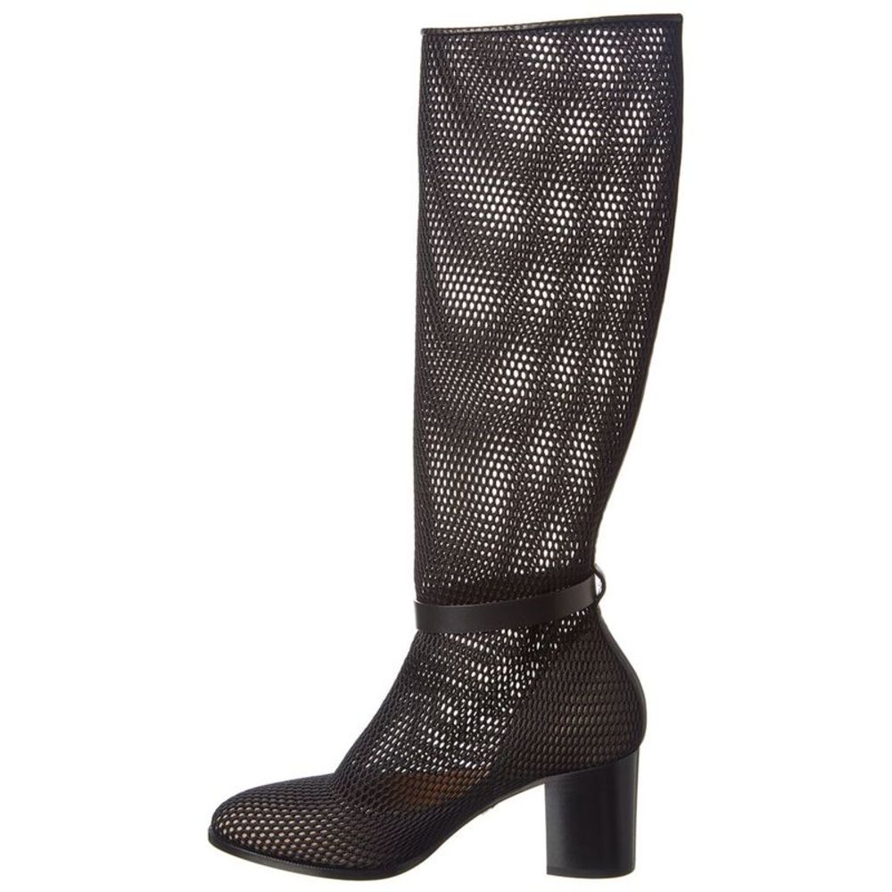 Dior Empreinte Mesh & Leather Boot, Black - Picture 2 of 5